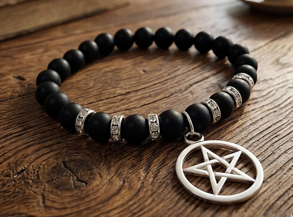 Náramok Pentagram/Ònyx
