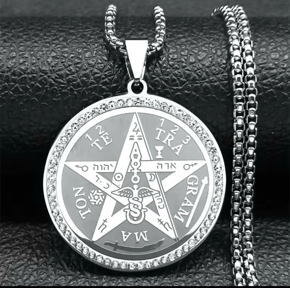 Náhrdelník Pentagram/Tetragramaton 