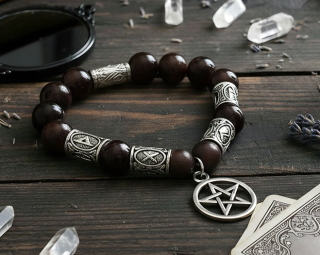 Náramok Pentagram/Runy