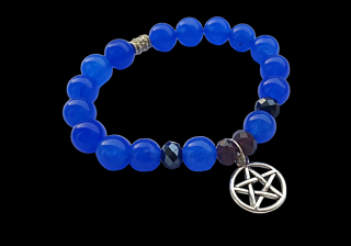 Náramok Pentagram/Jadeit