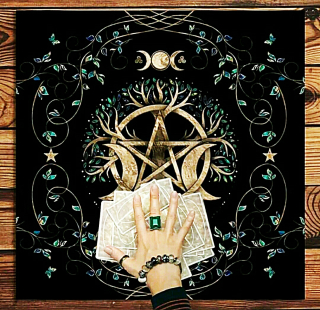 Obrus na veštenie Pentagram 