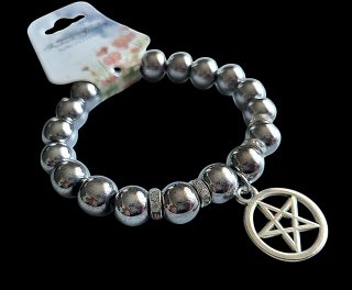 Náramok Pentagram/Hematit