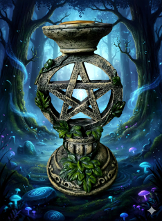 Svietnik Mystický pentagram 